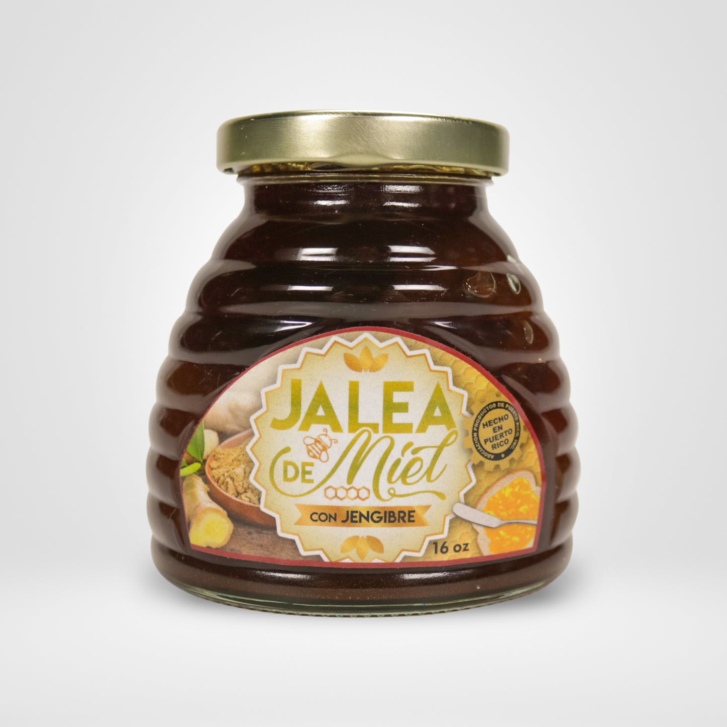 100% Jalea de Miel con Jengibre